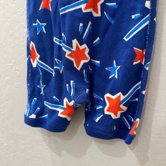 Hanna Andersson Patriotic Sparkle & Shine Summer Zip Sleeper Pajamas - Picture 6 of 8